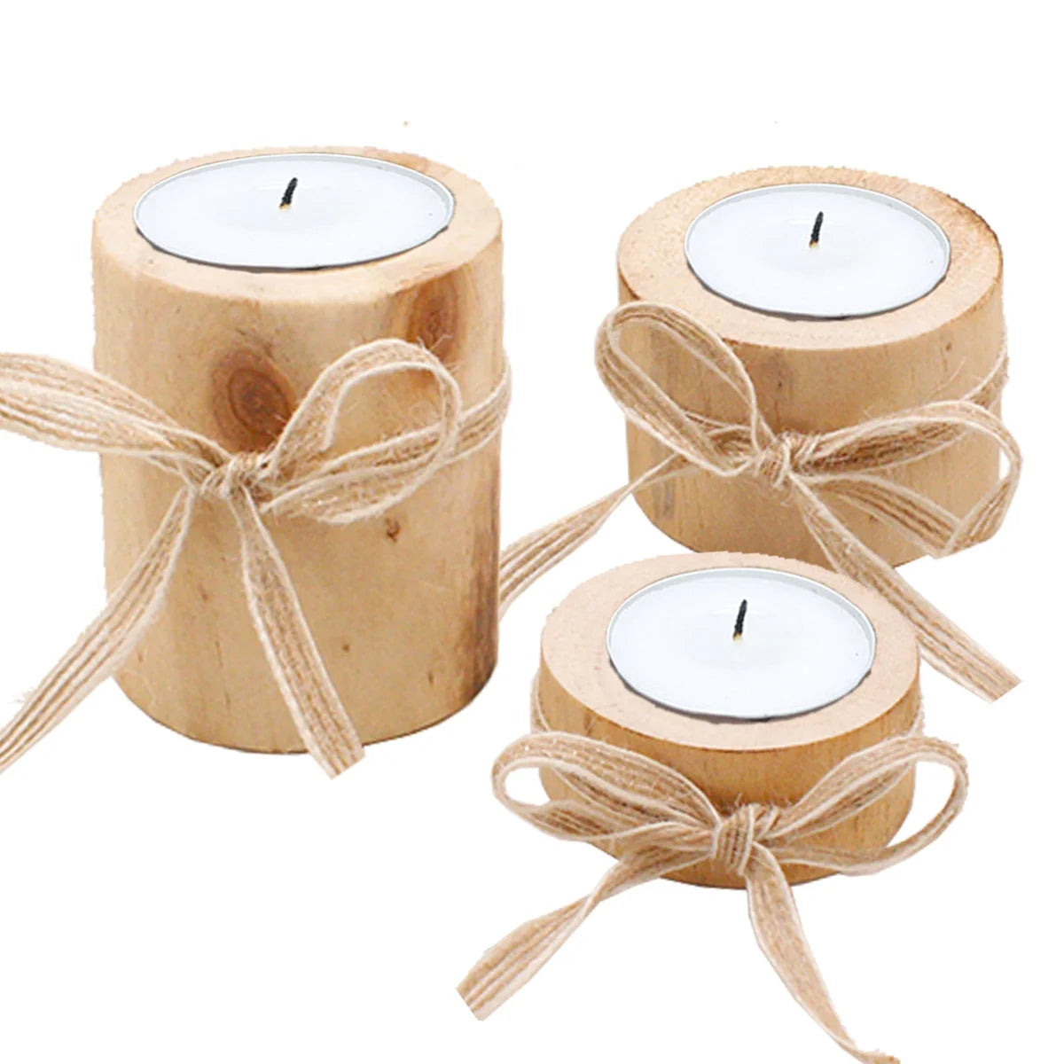 Wooden Cylinder Candle Holder – Wedding & Home Décor Gift Wooden Candle Holder Axl