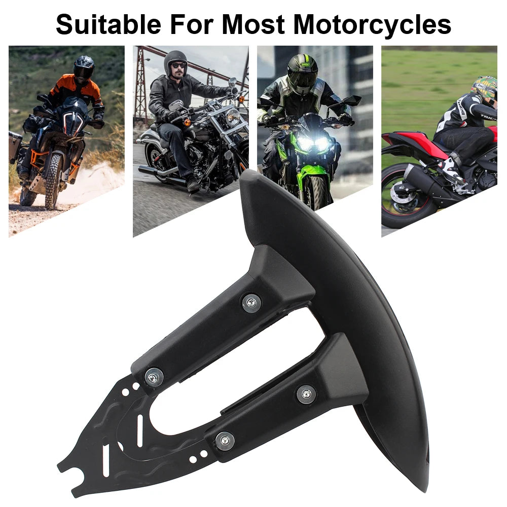 Universal Motorcycle Rear Fender Mudguard with Bracket Motorcycle Mudguard Axl