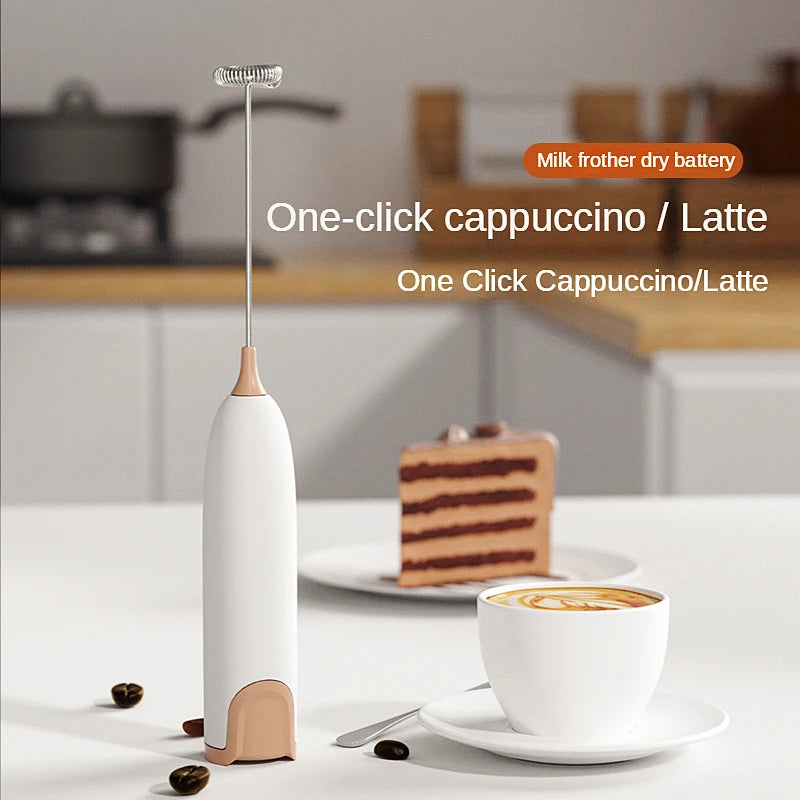 BALASHOV Electric Milk Frother – Handheld Battery Whisk Milk Frother Axl