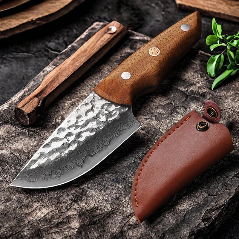 67-Layer Damascus Steel Meat Cleaver Chef Knife – 10cm Damascus Kitchen Knife Axl