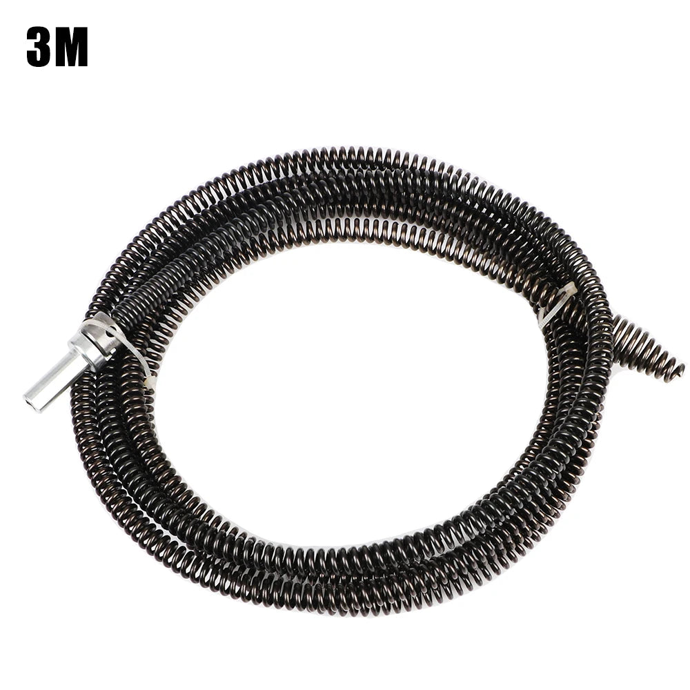 Spring Drain Cleaner Pipe Dredging Tool – 1M 2M 3M Drain Dredging Tool Axl 3M