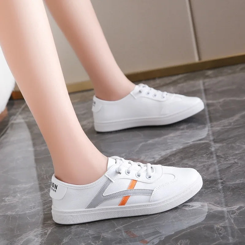 Women's Mesh Slip-On Sneakers – Flat Casual Sport Shoes Women's Sneakers Axl grey 36