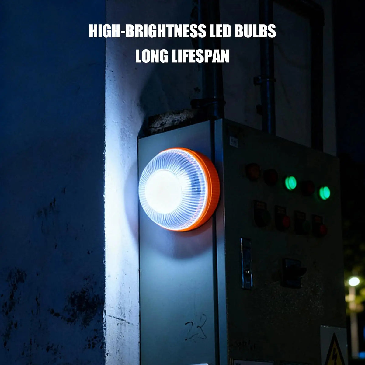 LED Strobe Warning Light Magnetic Base – Car Truck Beacon LED Warning Beacon Axl