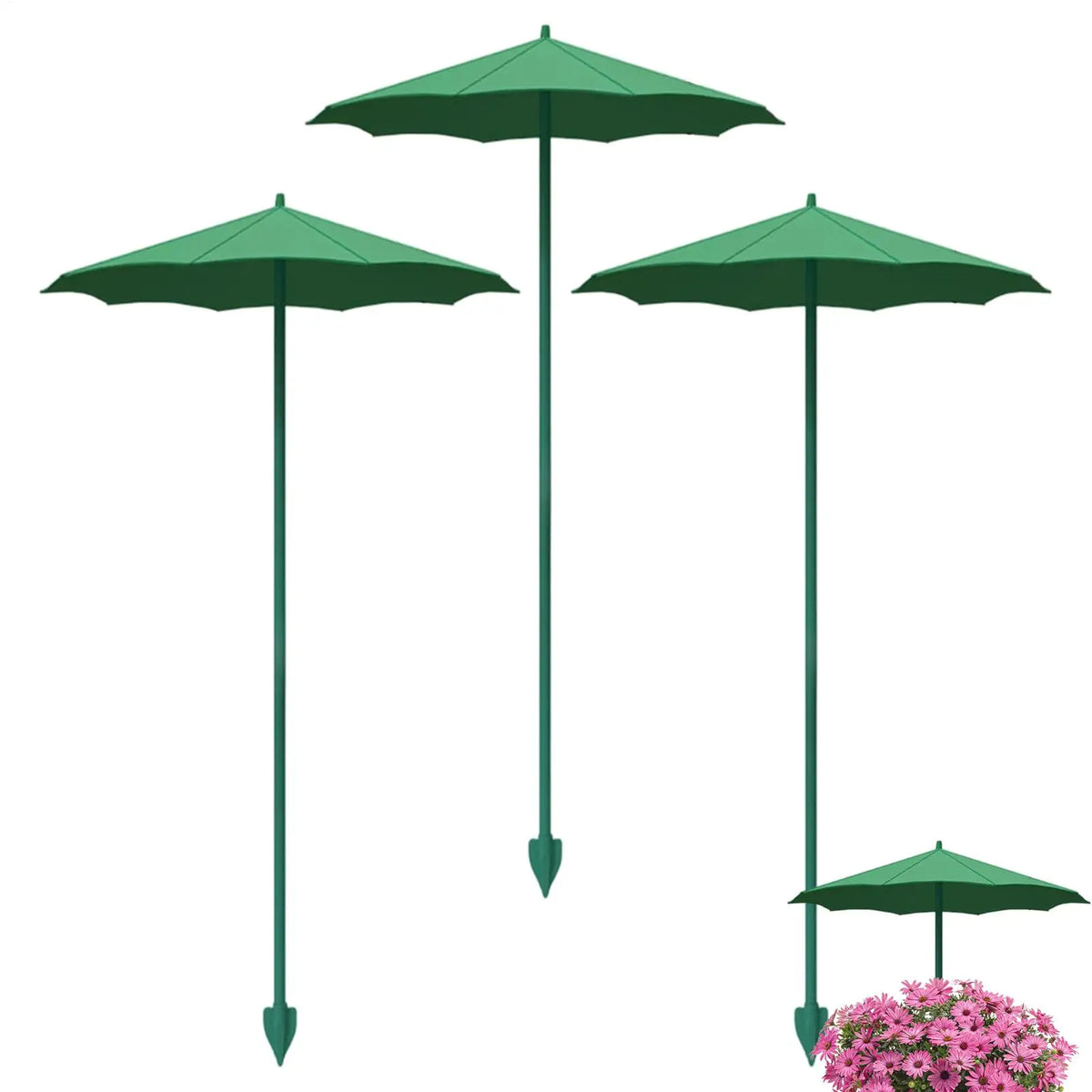 Mini Plant Shade Umbrella – Weather-Resistant Garden Parasol Garden Shade Umbrella Axl