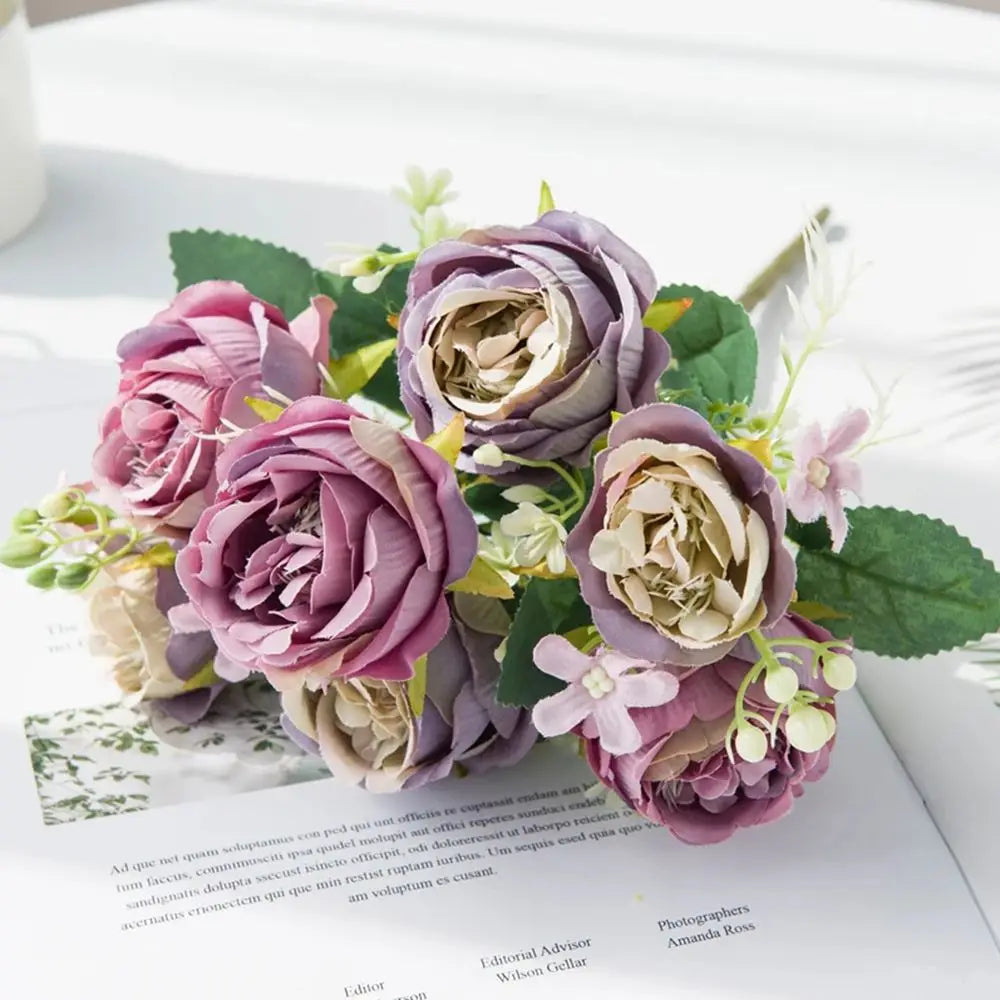 Silk Rose Artificial Flowers – Wedding, Wreath & Home Decor Artificial Silk Flowers Axl 8