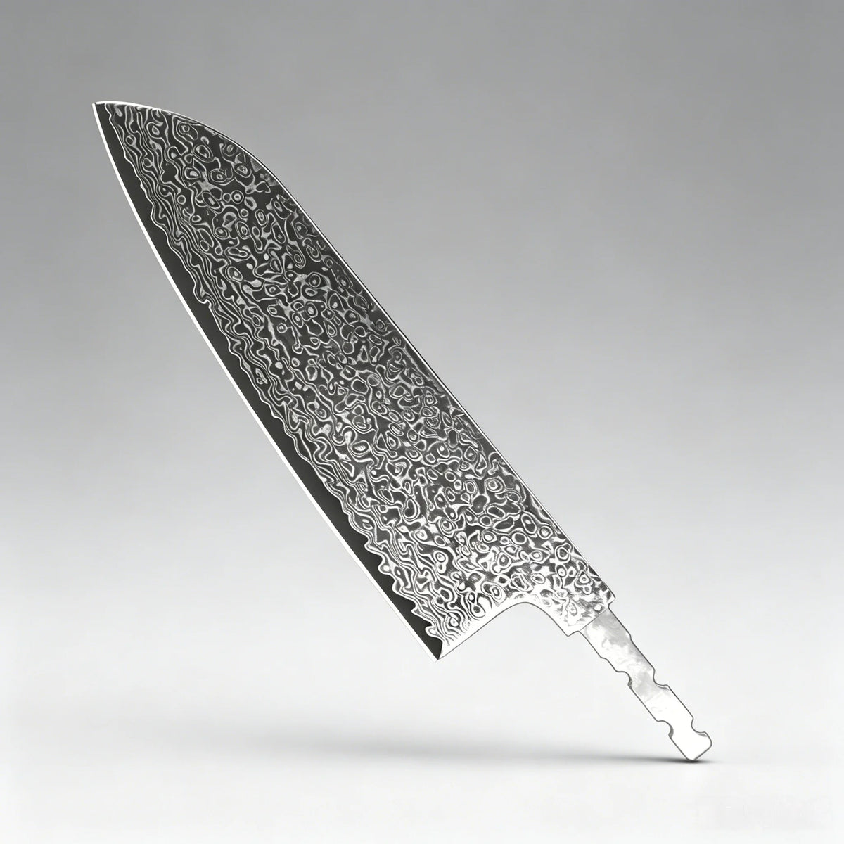 Damascus Steel Santoku Knife Blank Blade – DIY Hand Forged Knife Blank Blade Axl Santoku Blade-1PC