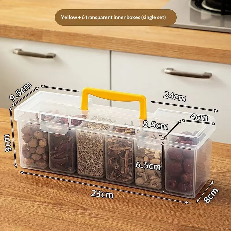 7-Piece Multi-Compartment Tool Parts Storage Organizer Box Parts Organizer Box Axl A2