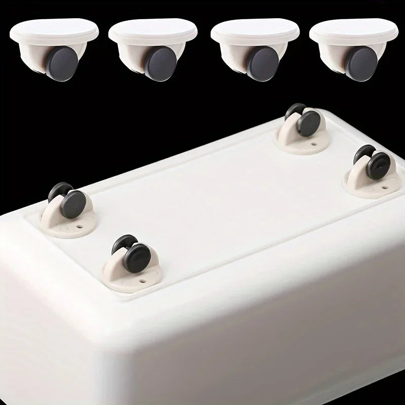 4-Pack Self-Adhesive Mini Ball Transfer Bearing Wheels | Rollers Adhesive Caster Wheels Axl