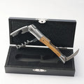 Laguiole Corkscrew Wine Knife – Wood Handle Waiter's Opener Corkscrew Wine Opener Axl Olive wood handle
