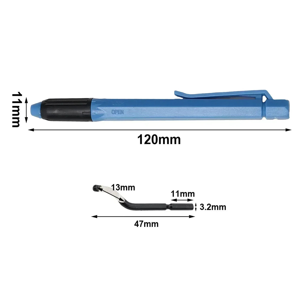 EO2000 Rotary Deburring Tool with BS1010 Blade | Wood & Metal Deburring Tool Axl