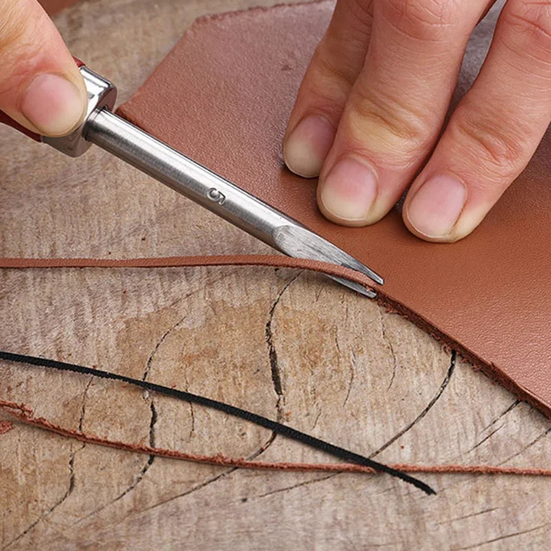 Leather Edge Beveler Skiving Knife – DIY Craft Hand Tool Leather Craft Tool Axl