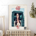 Lana Del Rey Music Poster – Self-Adhesive Waterproof Wall Sticker Music Wall Poster Axl z6 10x15cm No Frame