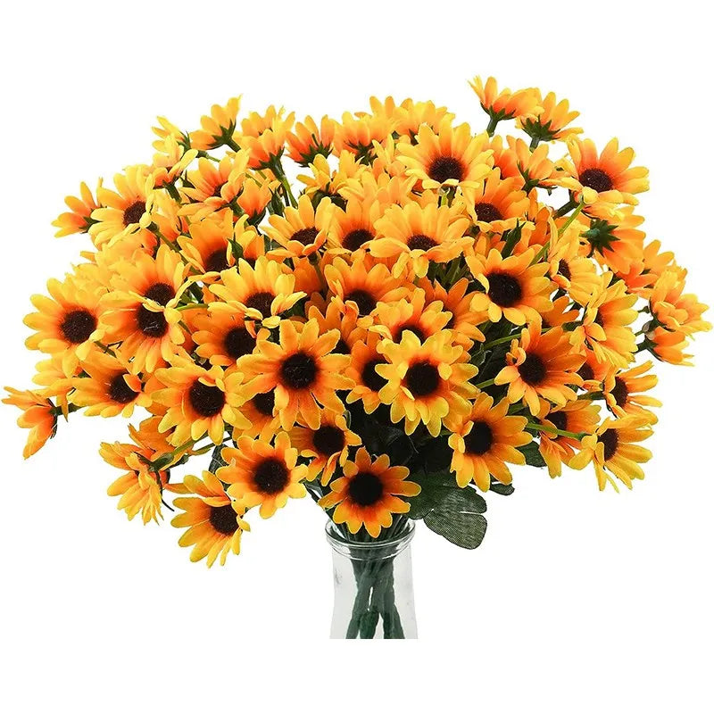 Silk Yellow Daisy Artificial Flowers | Wedding & Home Décor Artificial Silk Flowers Axl