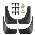 VW Touran & Caddy Mud Flaps – 4-Piece ABS Splash Guard Set Mud Flaps Set Axl black