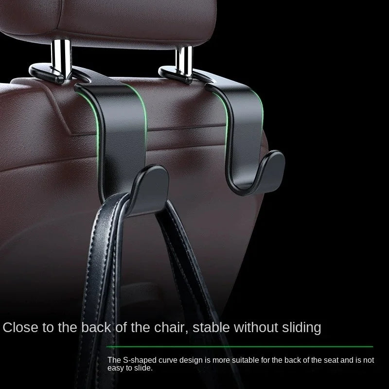 Car Headrest Hook Organizer – Universal Back Seat Hanger 1/2/4 Pcs Car Seat Hook Axl