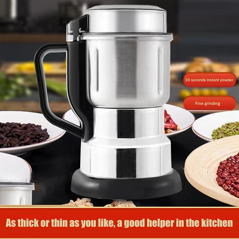 300W Electric Coffee & Spice Grinder – Beans, Nuts & Grains Electric Coffee Grinder Axl
