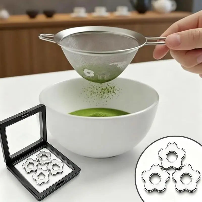 Stainless Steel Matcha Sifter – Anti-Caking Tea Ceremony Tool Matcha Sifter Axl