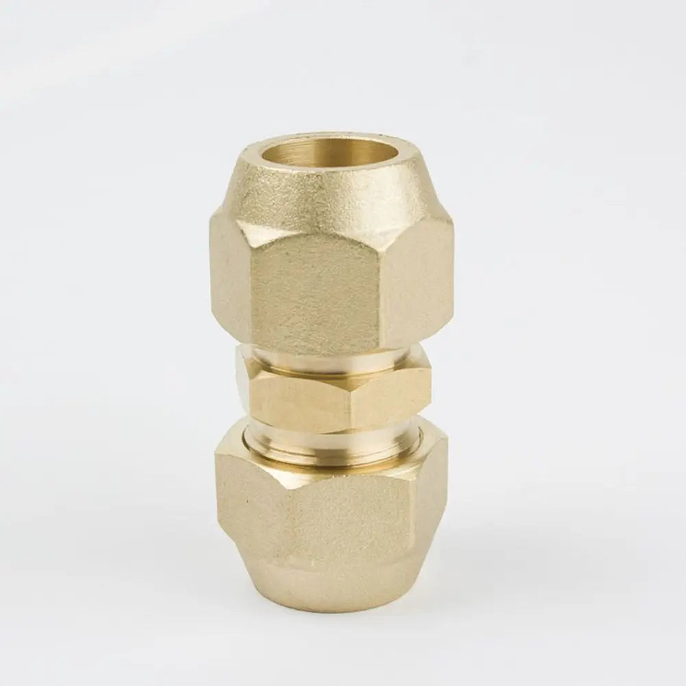 Brass Flare Fittings 1/4" 3/8" 1/2" Copper Pipe Coupling Adapters Pipe Flare Fittings Axl