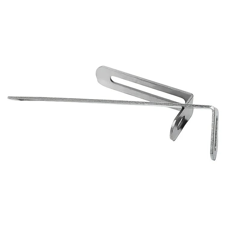 10-Pack Steel L-Shaped Corner Brackets – Heavy-Duty Shelf Support Corner Brackets Axl