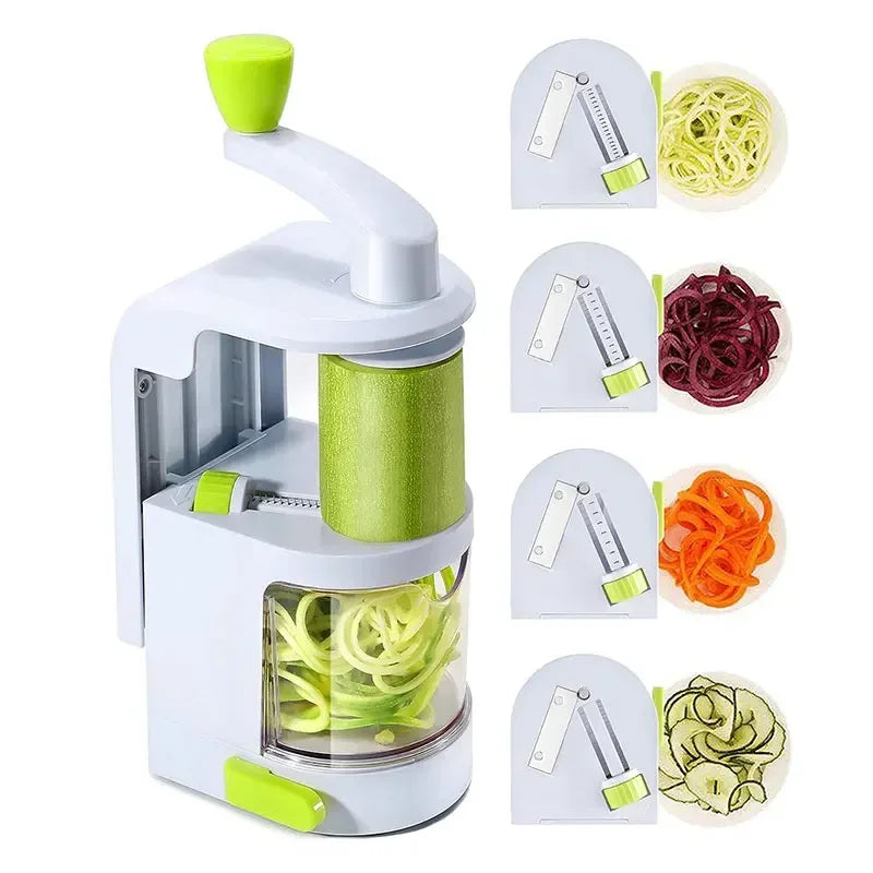 4-in-1 Vegetable Spiralizer – Zucchini Noodle & Veggie Slicer Vegetable Spiralizer Axl