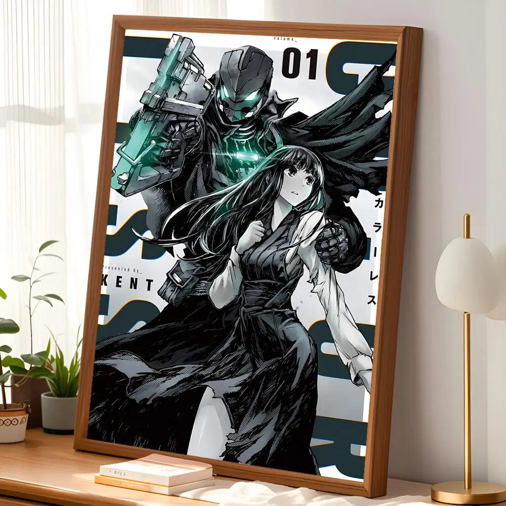 Self-Stick Cartoon Wall Art Poster – Waterproof HD Decor Wall Art Poster Axl