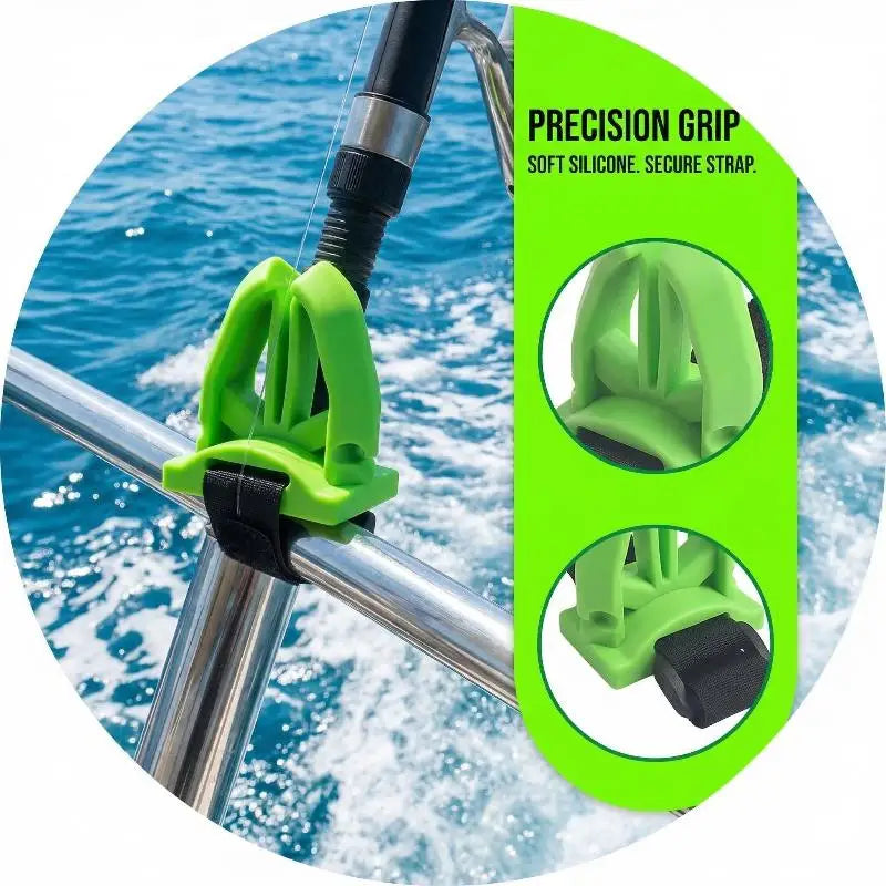 Portable Fishing Rod Holder Clips – Silicone Pole Fastener Fishing Rod Clip Axl