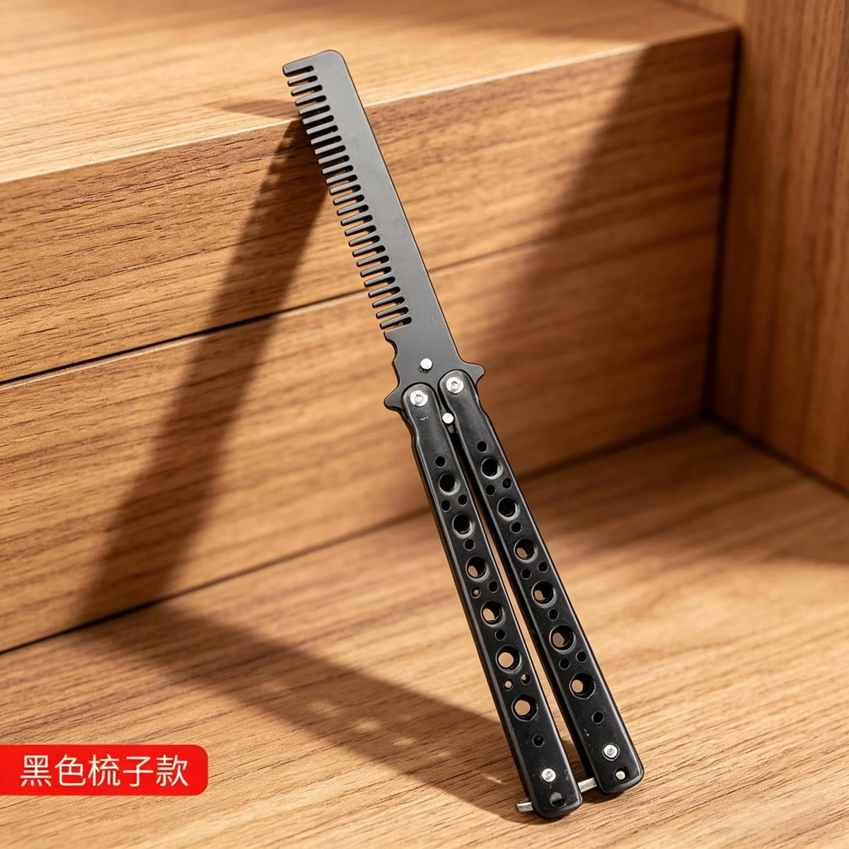 Stainless Steel Butterfly Comb – Folding Practice Comb for Men Folding Butterfly Comb Axl A