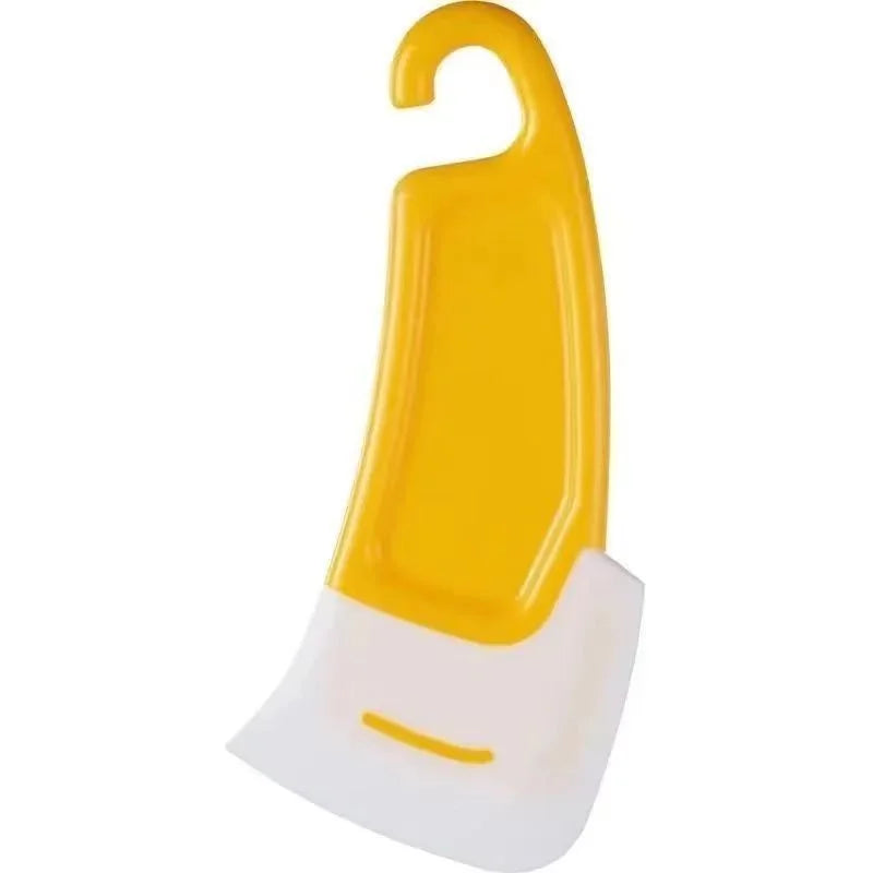 Silicone Kitchen Scraper – Soft Silicone Cleaner Tool Silicone Kitchen Scraper Axl yellow