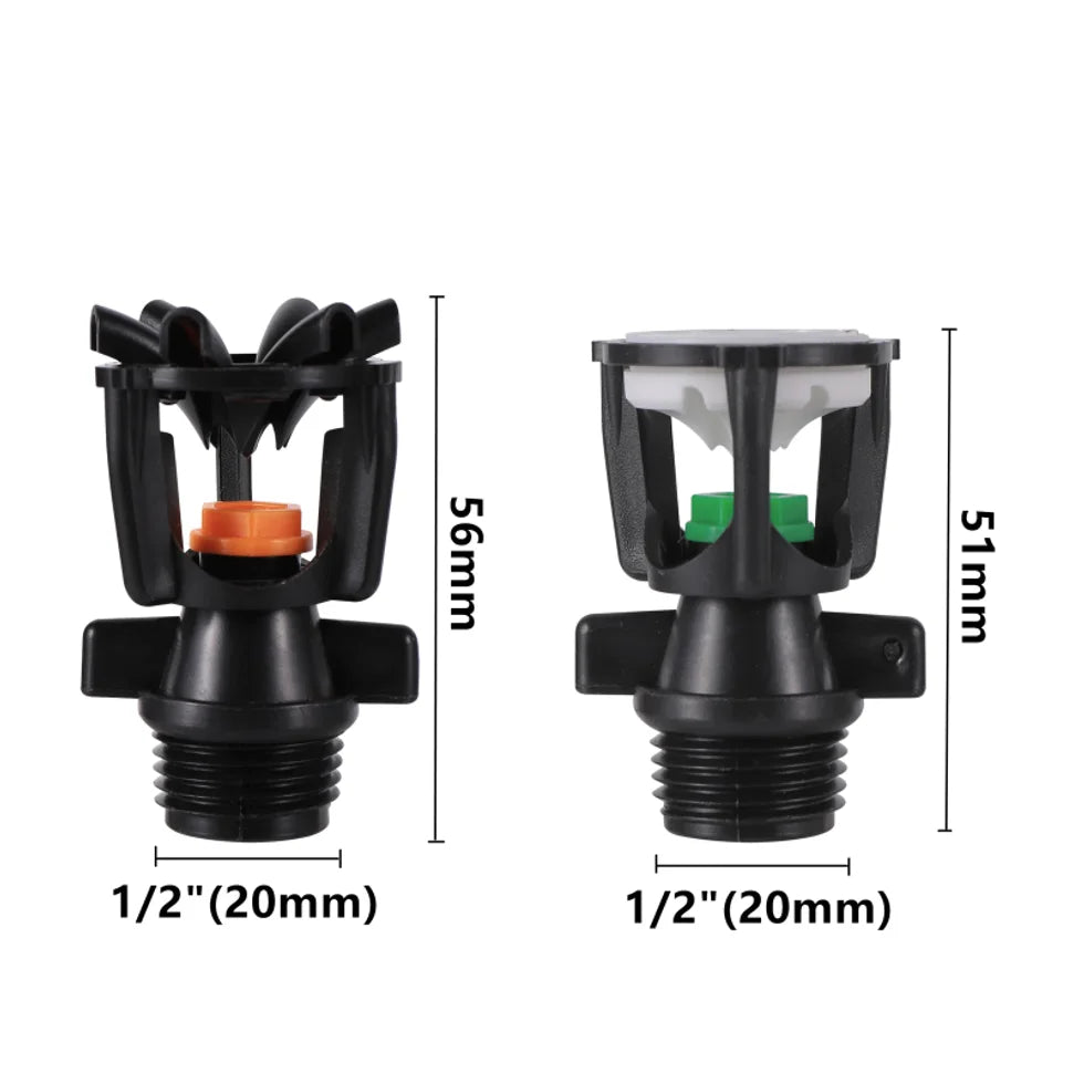 360° Rotating Garden Sprinkler | 1/2" Thread Lawn Watering Nozzle Garden Sprinkler Axl