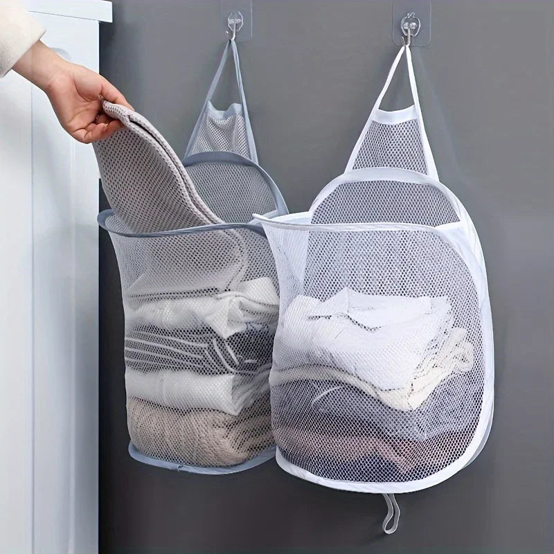 Foldable Wall-Mounted Laundry Basket – Hanging Clothes Hamper Laundry Hamper Axl