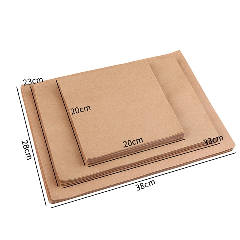 Square Parchment Paper Sheets 50/100 Pcs – Food Grade Baking Baking Parchment Paper Axl
