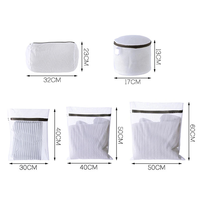 Mesh Laundry Bags for Delicates – 2/3/5 Pack Wash & Travel Mesh Laundry Bags Axl