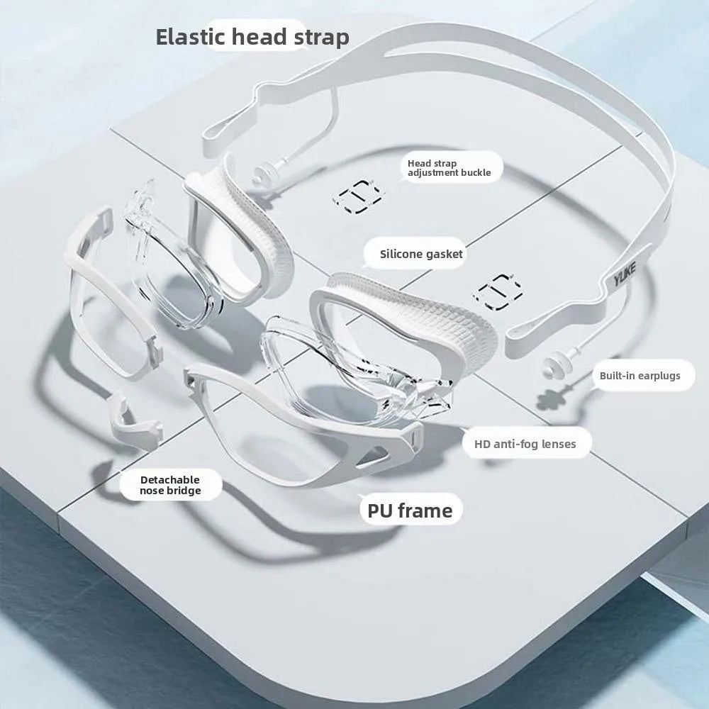 Waterproof Swimming Goggles HD Wide View + Earplugs | Axl Swimming Goggles Axl