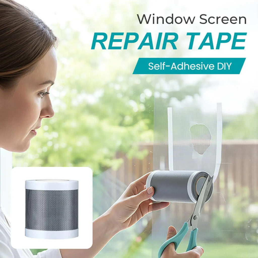 Adhesive Window Screen Repair Tape – Mesh Hole Mending Patch Screen Repair Tape Axl