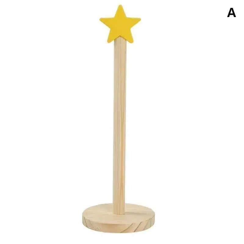 Wood Freestanding Tissue Roll Holder – No Drill, Anti-Slip Tissue Roll Holder Axl A