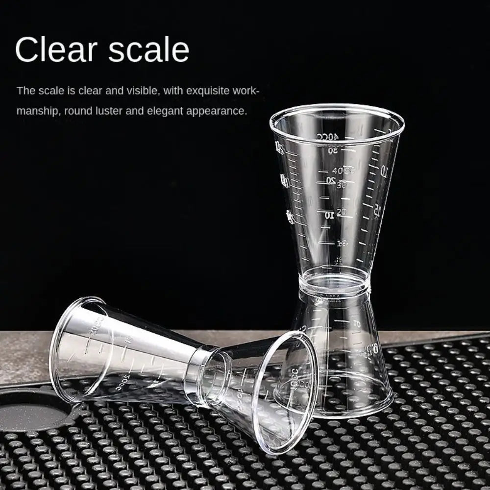Cocktail Jigger Measuring Cup – Clear PP Home Bar Tool Cocktail Jigger Axl