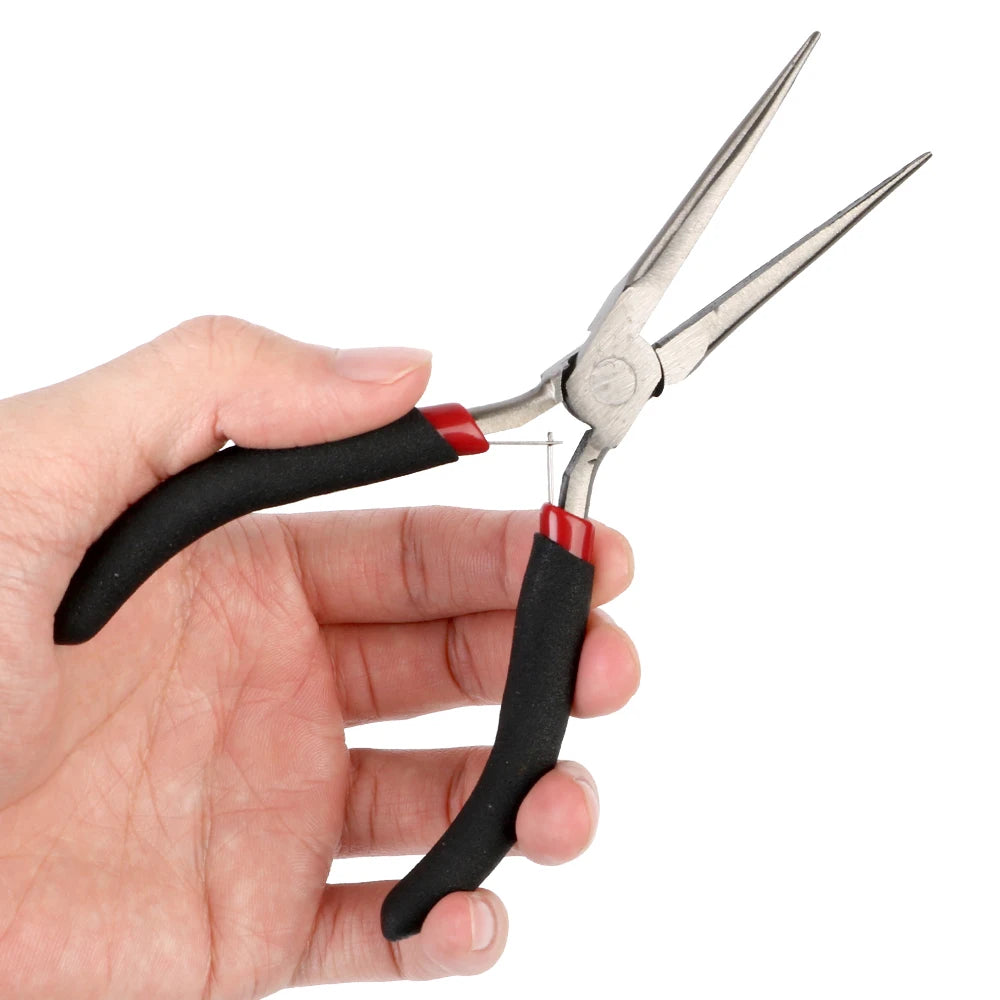 Long Nose Needle Plier – High-Carbon Steel Repair Hand Tool Needle Nose Plier Axl