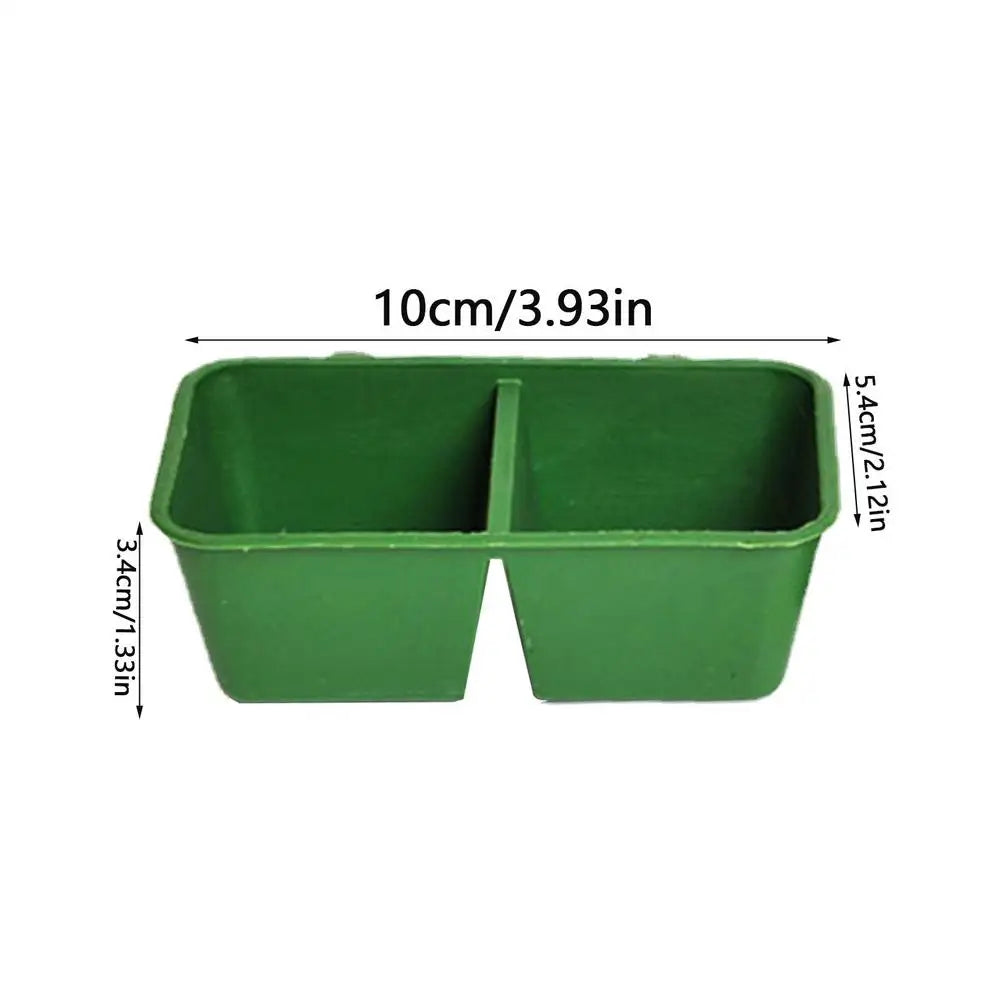 2-in-1 Parrot Food & Water Bowl | Bird Cage Feeder Cup Bird Cage Feeder Axl 1pcs