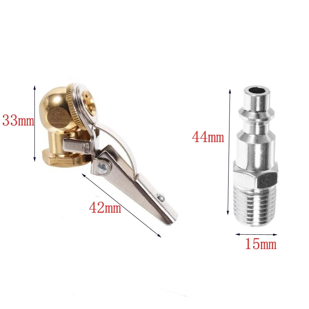 1/4 NPT Brass Quick Release Air Coupler with Clip for Compressor Air Compressor Fitting Axl
