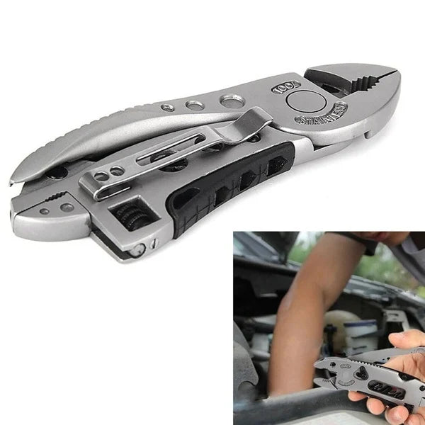 Multitool Pliers Pocket Knife Screwdriver Wrench Camping Kit Multitool Pliers Kit Axl Default Title