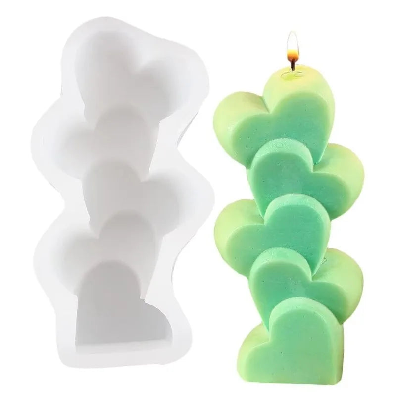 Silicone Mold for DIY Candle, Soap & Epoxy Resin Crafts Silicone Craft Mold Axl