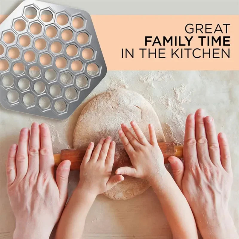 37-Hole Pelmeni Maker – Russian Dumpling & Ravioli Mold Dumpling Mold Press Axl