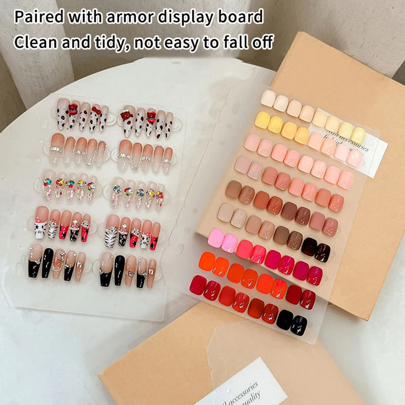 Double-Sided Nail Display Adhesive Tape Dots – 60/66 Pcs Nail Art Adhesive Axl