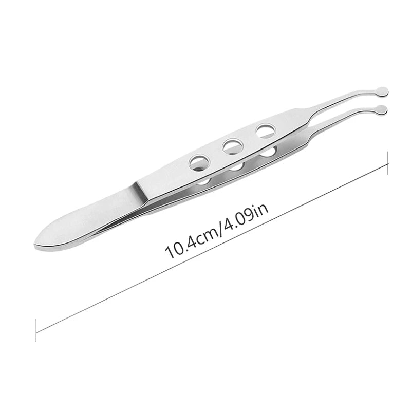 Meibomian Gland Forceps – Stainless Steel Eyelid Massage Tool Eyelid Massage Forceps Axl