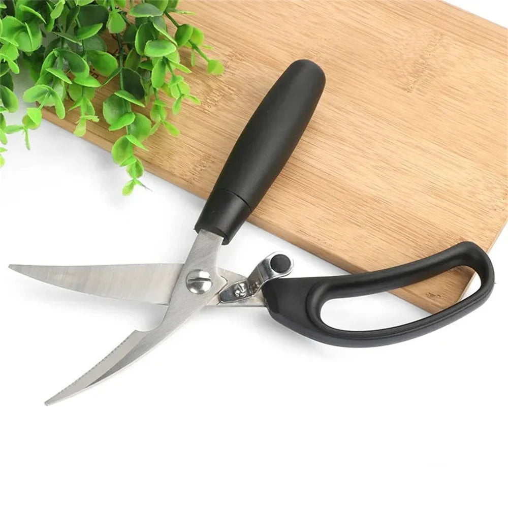 Stainless Steel Kitchen Scissors – Chicken Bone & Food Cutter Kitchen Scissors Axl