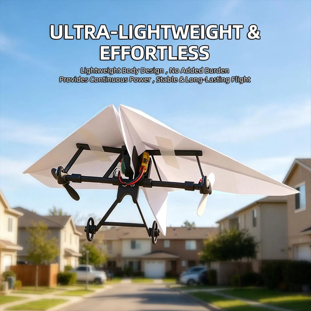 RC Paper Airplane Motor Kit – DIY Remote Control Plane for Kids RC Airplane Kit Axl