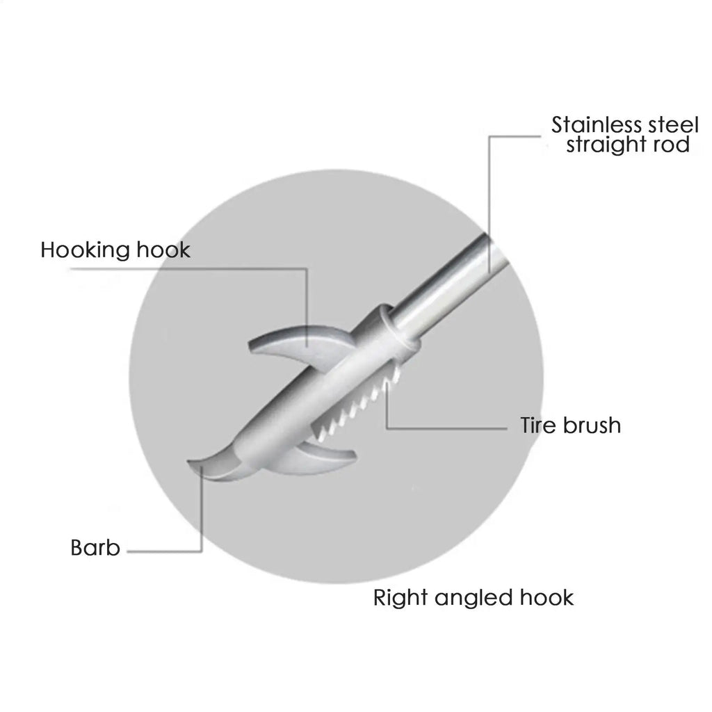Tire Stone Removal Hook – Wheel Tread Gravel Cleaner Tool Tire Cleaning Tool Axl