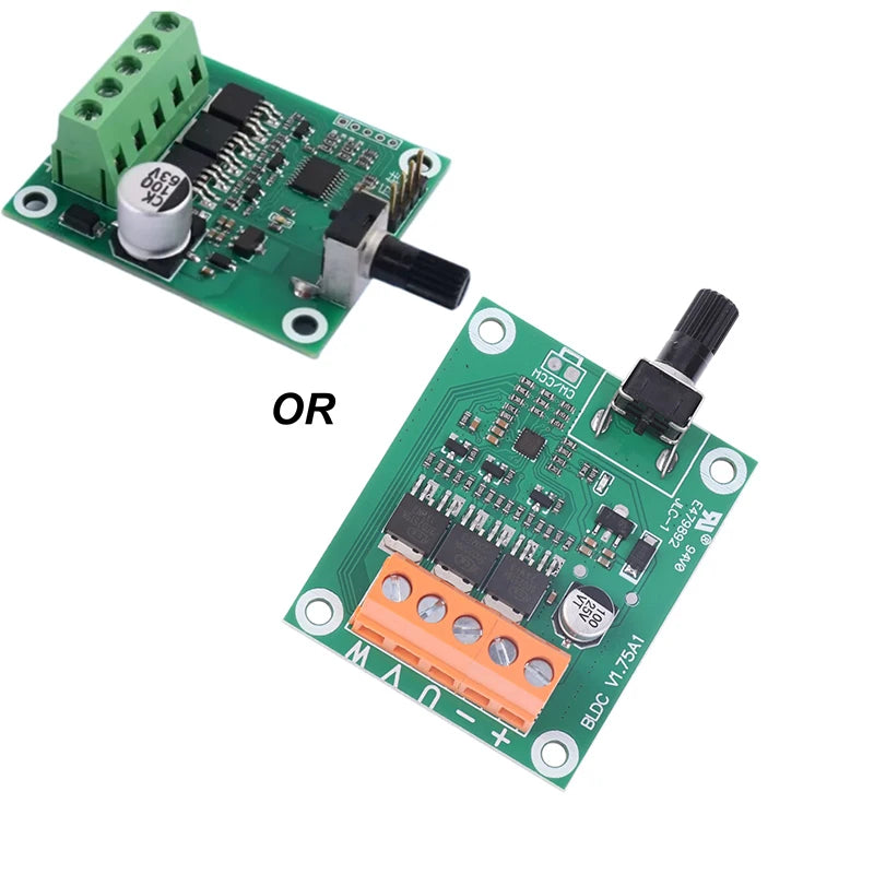 DC Brushless Motor Control Board 6V 12V 24V Speed Governor DIY Motor Control Board Axl