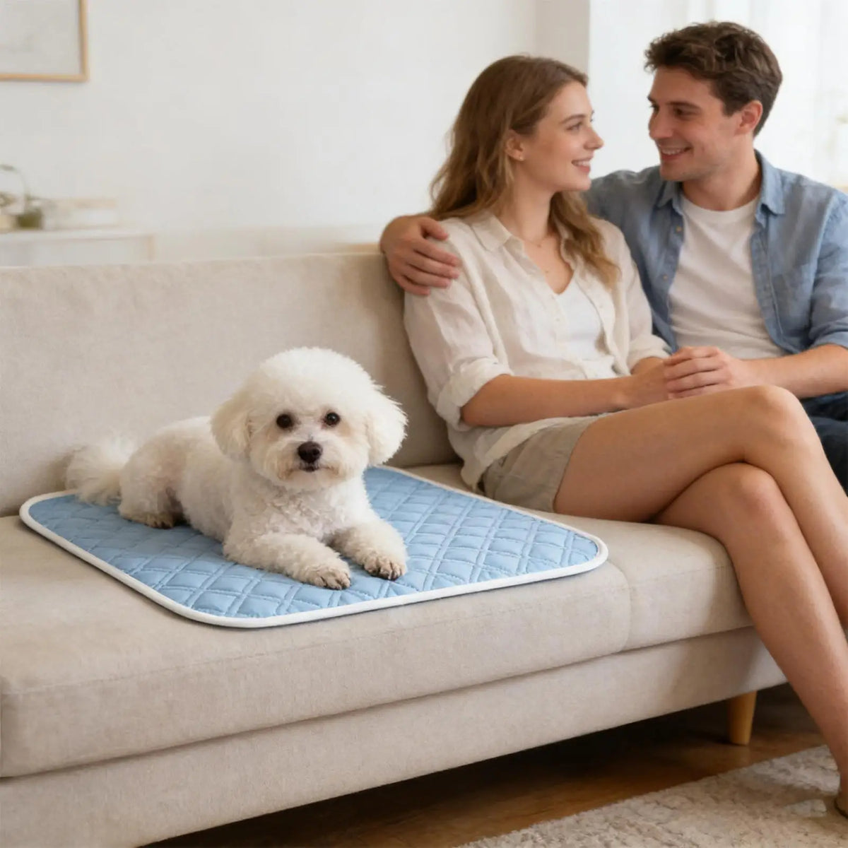 Pet Cooling Mat – Ice Silk Breathable Bed for Dogs & Cats Pet Cooling Mat Axl