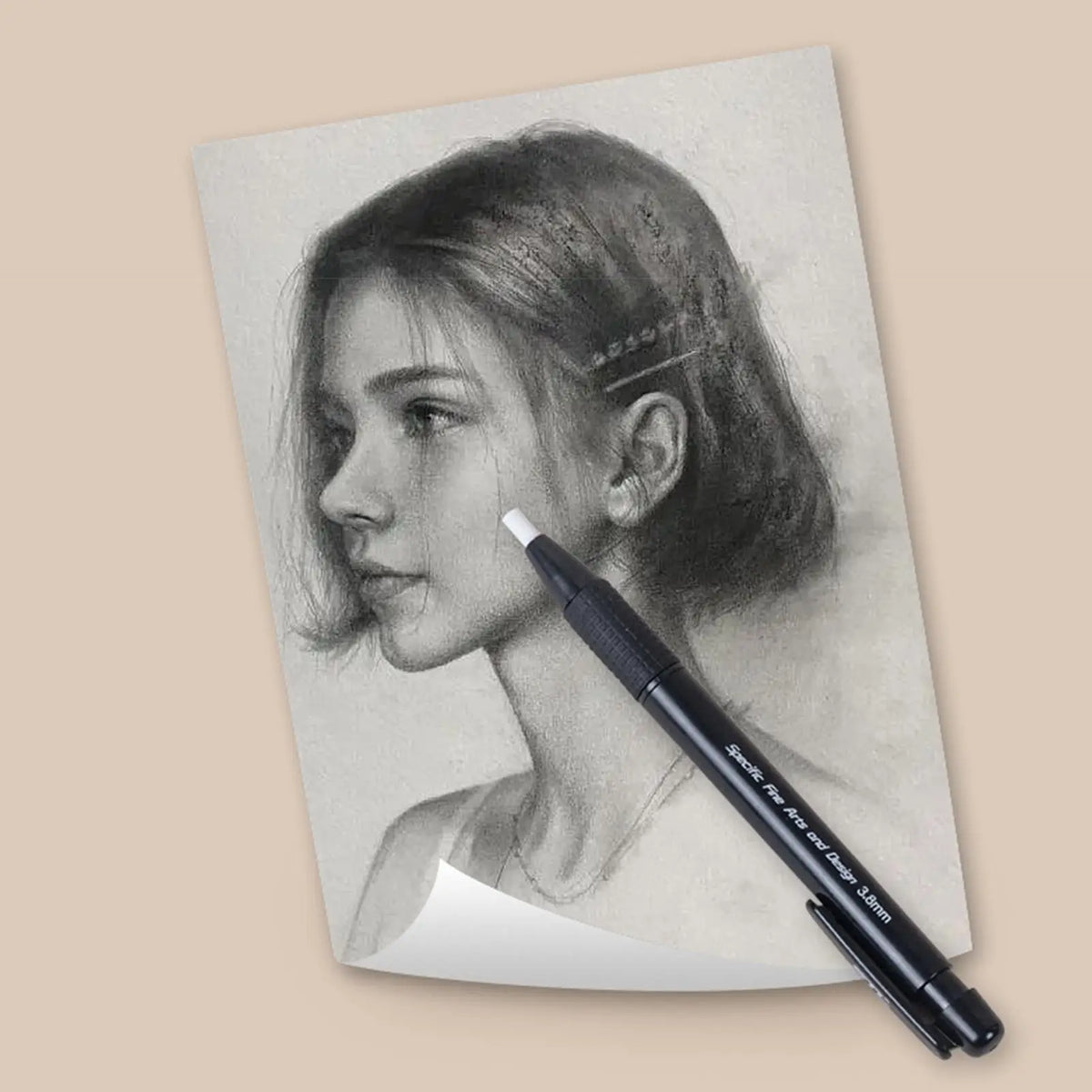 Retractable Eraser Pen – Refillable Mechanical Art Eraser Mechanical Eraser Pen Axl